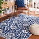 preview thumbnail 4 of 5, SAFAVIEH Handmade Dip Dye Nicki Floral Wool Rug