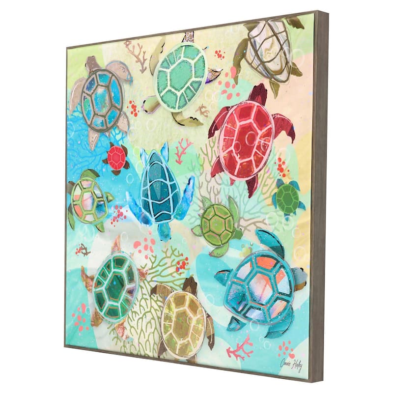 Sea Turtles - Giclee on Canvas