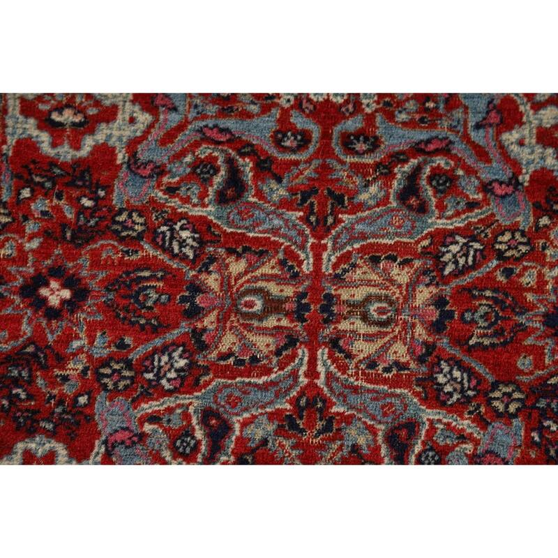 Vegetable Dye Senneh Accent Rug Handmade Wool Carpet - 3'4" x 5'0"
