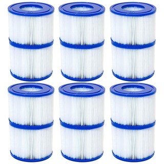 Bestway SaluSpa Type VI Inflatable Hot Tub Replacement Filter Cartridge ...