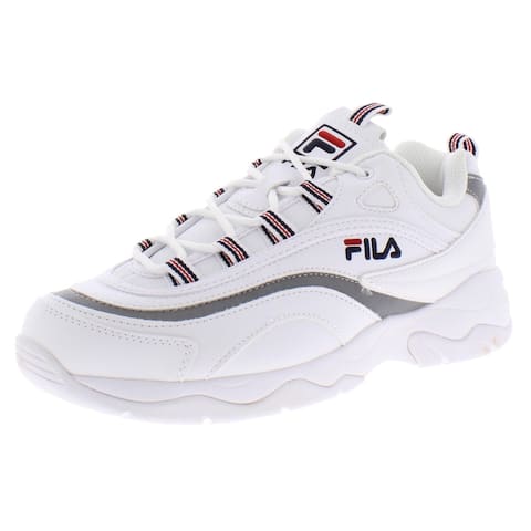 Fila Women's Fila Ray Leather Heritage Chunky Fashion Sneaker Shoes