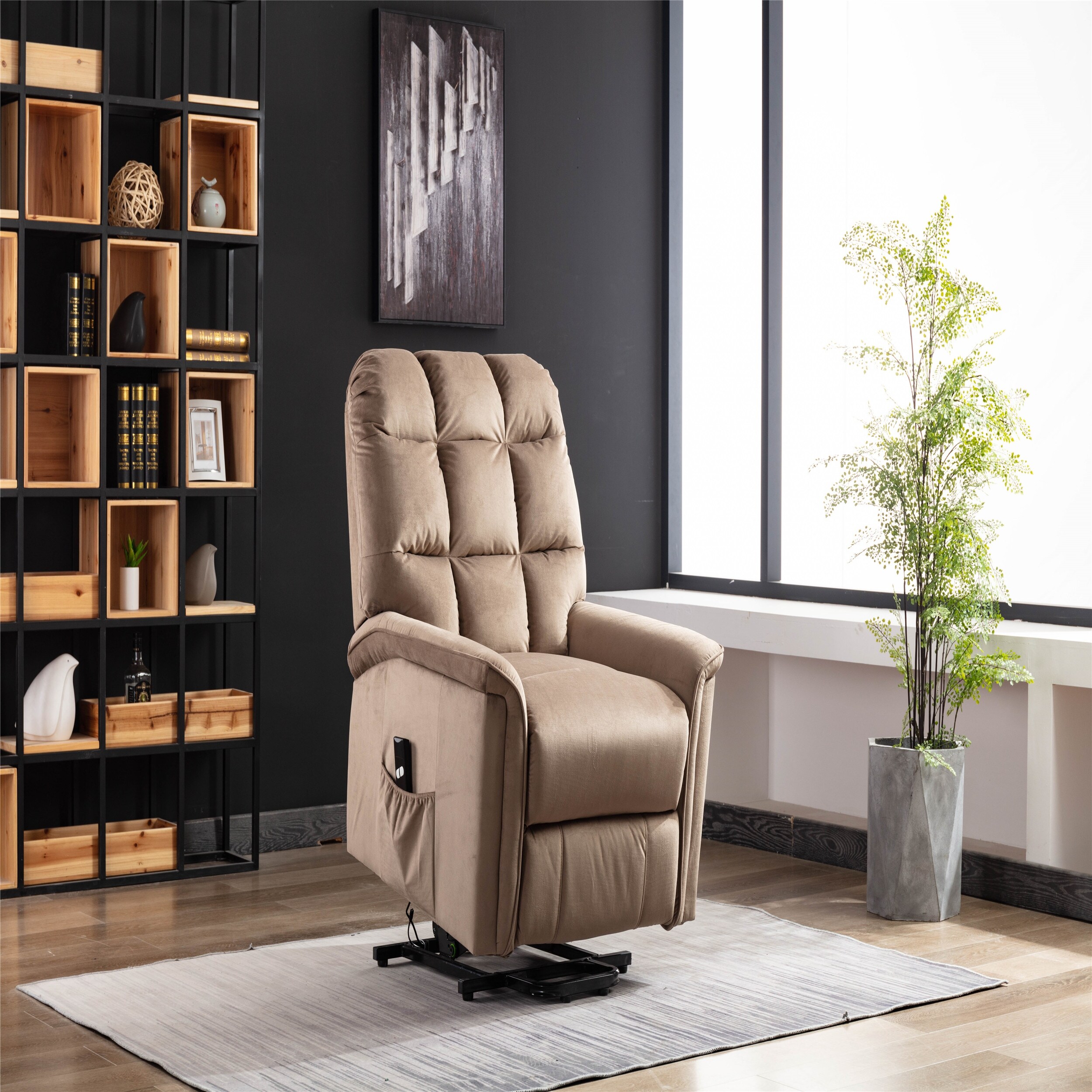 Shop Single Modern Power Lift Recliner Chair For Elderly Overstock 32336142