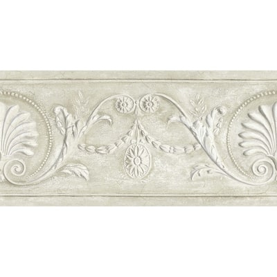 Seabrook Designs Joyner Scroll Unpasted Wallpaper Border