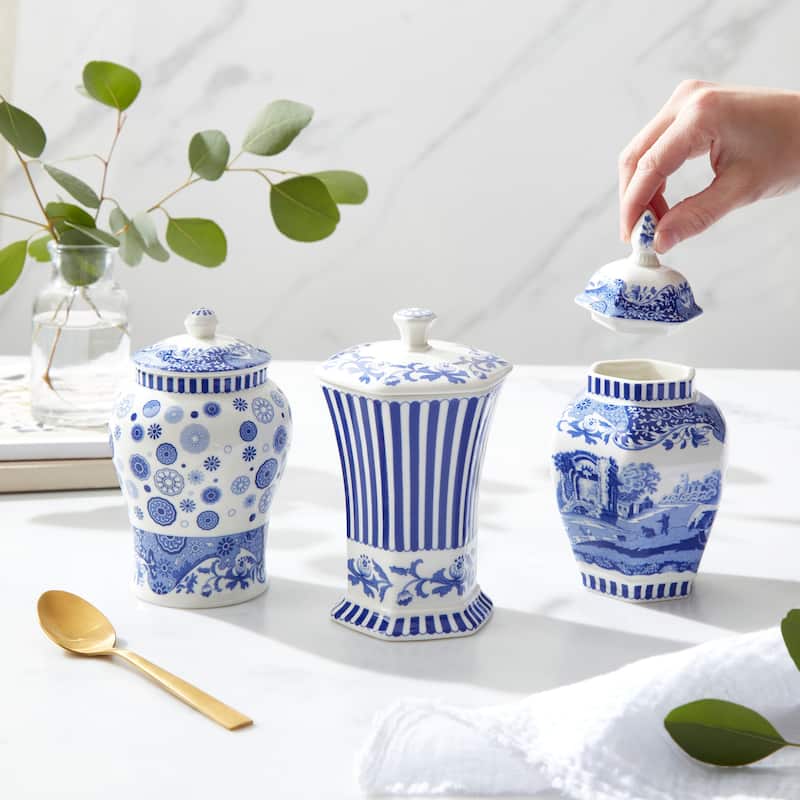Spode Blue Italian Vase