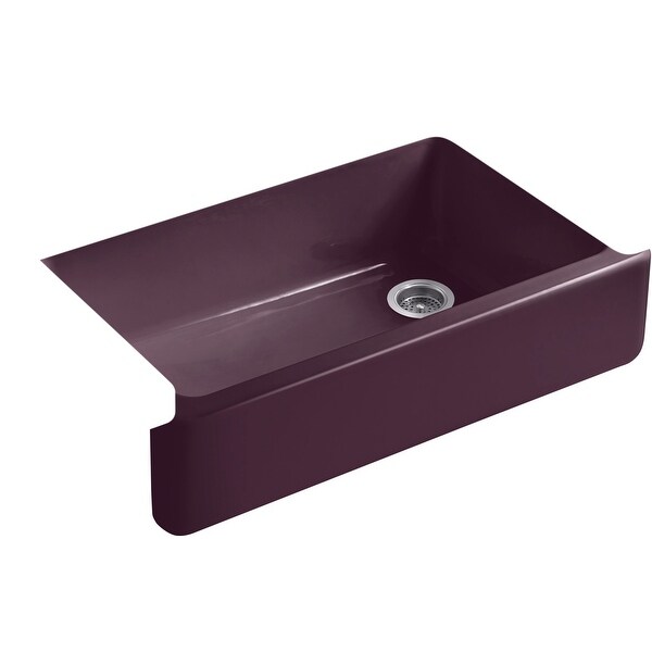 Kohler K-6489 Whitehaven 34" Undermount Single Basin Cast Iron Kitchen Sink