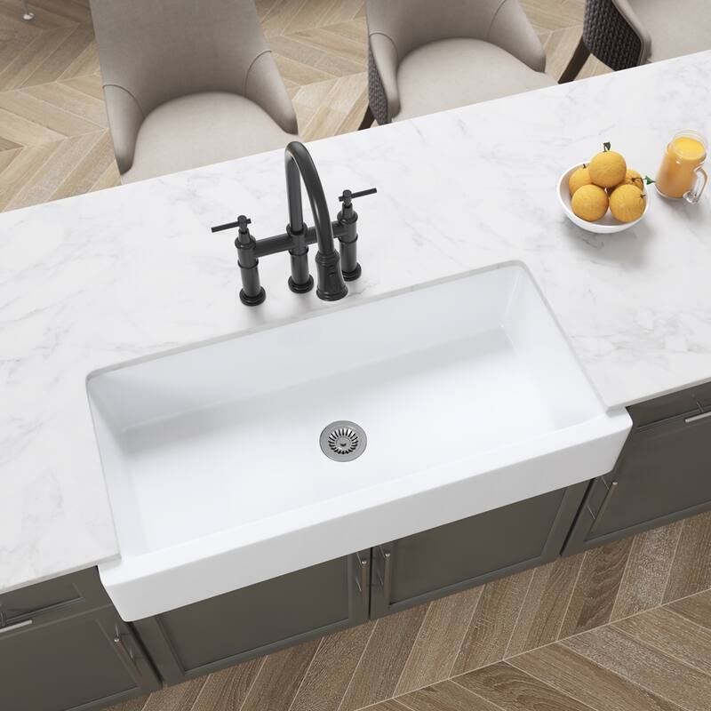 Farmhouse Sink Deep Apron Sink Undermount Kitchen Sink Single Farm Sink