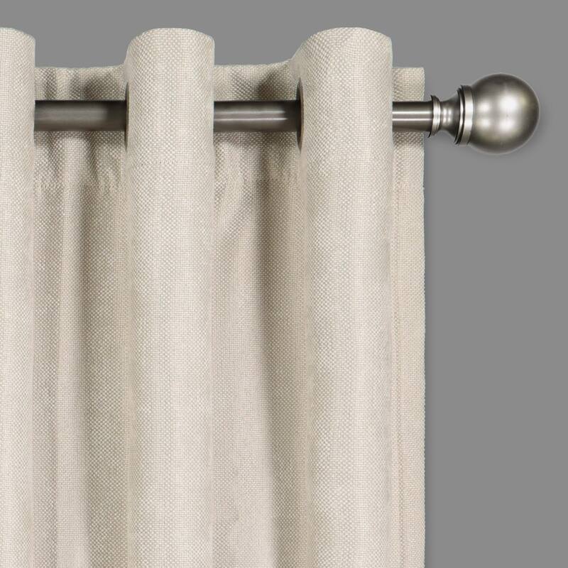 Eclipse Aura Draft Stopper Energy Saving 100% Blackout Grommet Top Curtain Panel