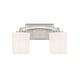 preview thumbnail 1 of 9, Savoy House 8-7710-2 Whitney 2 Light 14" Wide Vanity Light Satin Nickel