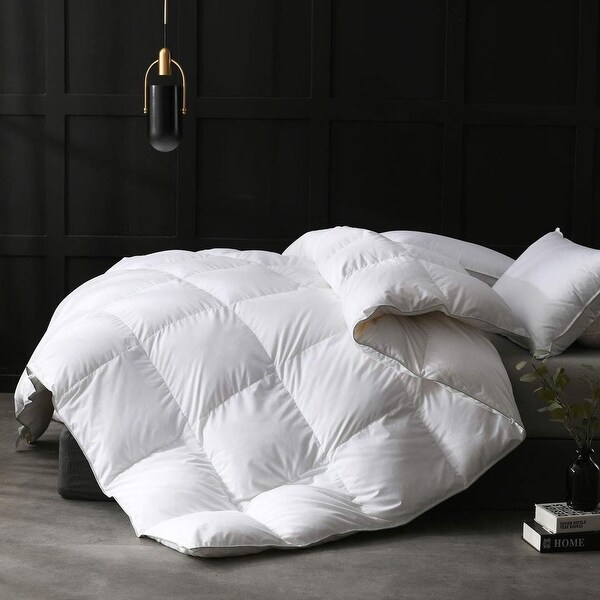 Oversized Full Queen Feathers Down Comforter Duvet Insert Ultra Soft Down Comforter Hotel Comforter Fluffy Medium Warmth Bed Bath Beyond 40278187