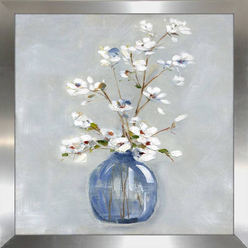 "Cottage Blooming I (Square)" by Sally Swatland Print on Acrylic