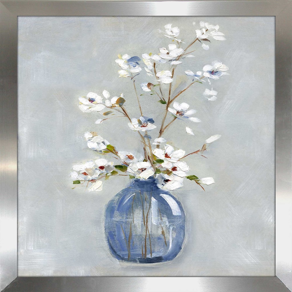 "Cottage Blooming I (Square)" by Sally Swatland Print on Acrylic