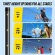 preview thumbnail 7 of 7, Outdoor Portable Volleyball Net Set System - Quick & Easy Setup Adjustable Height Steel Poles