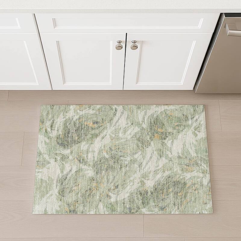 Machine Washable Indoor/ Outdoor Casual Amy Chantille Rug