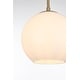 preview thumbnail 8 of 9, Elegant Lighting Baxter Single Light 8" Wide Mini Pendant with Frosted