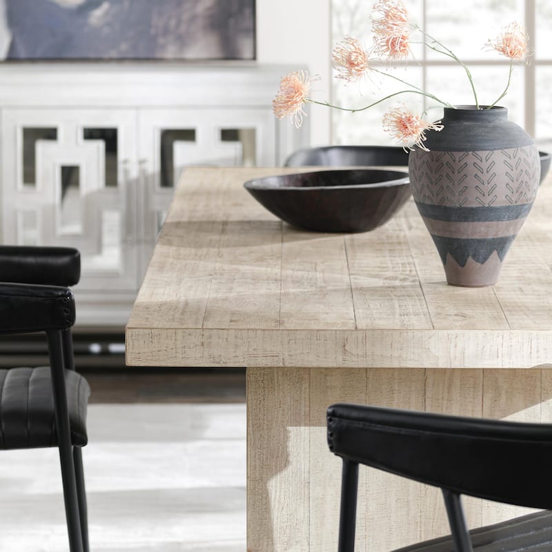 Classic Home Lynx 94" Reclaimed Pine Wood Dining Table - 94Wx40Dx30H