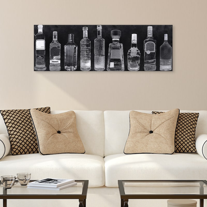 Bar Cart Canvas Art Print
