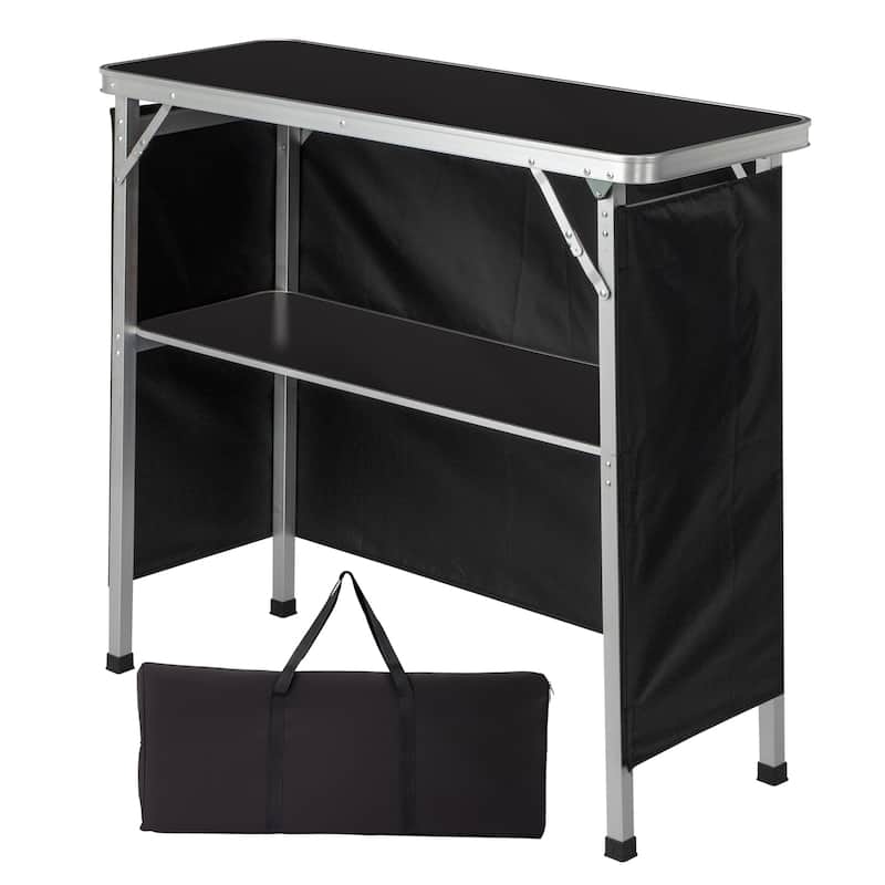 Lightweight Folding Table for Indoor Outdoor Parties and Exhibits