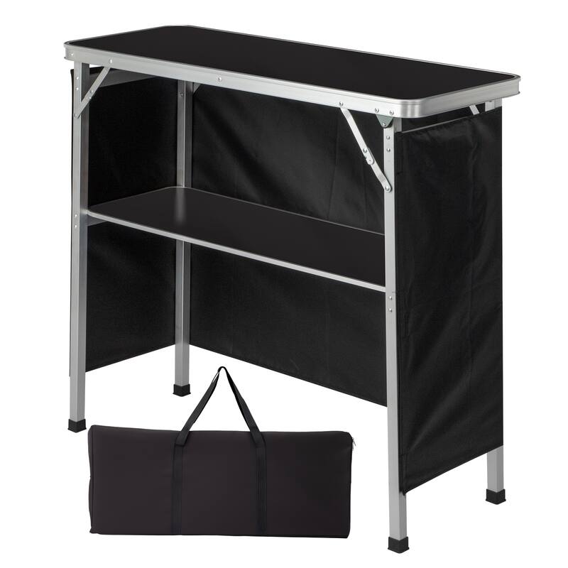 Lightweight Folding Table for Indoor Outdoor Parties and Exhibits