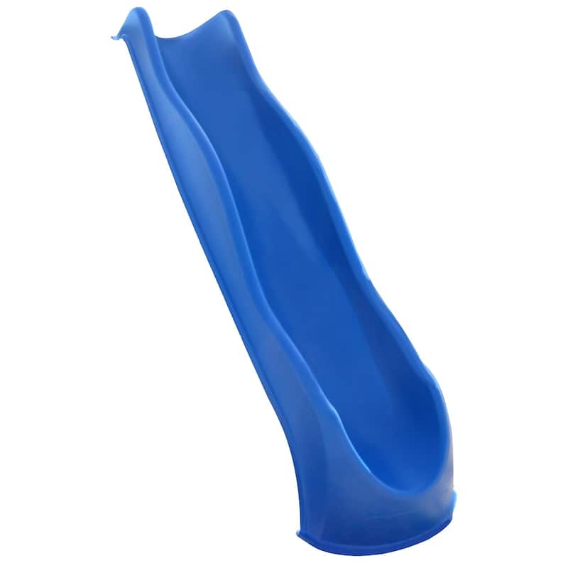 Swing-N-Slide Blue Super Speedwave Slide - Mounts to 5' - 5'6" Platform - 119" L x 28" W x 15" H