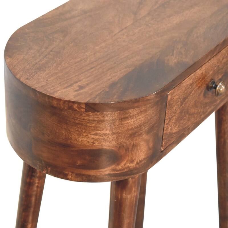 Artisan Furniture Solid Wood Mini Albion California Walnut Bedside
