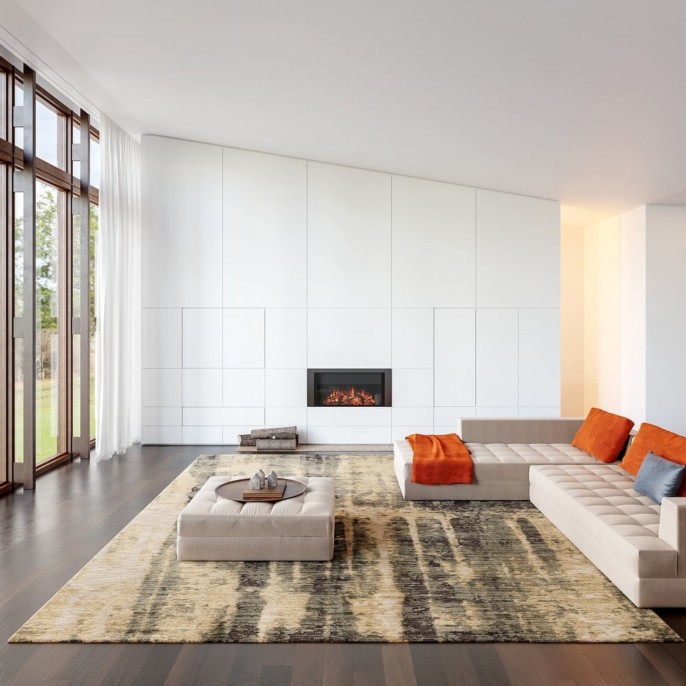 Eulalie Contemporary Abstract Area Rug