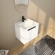 preview thumbnail 20 of 131, BNK 12/24/36/48/60 Inch Wall-Mounted Bathroom Vanity, Bathroom Cabinet with Doors or Side Shelves