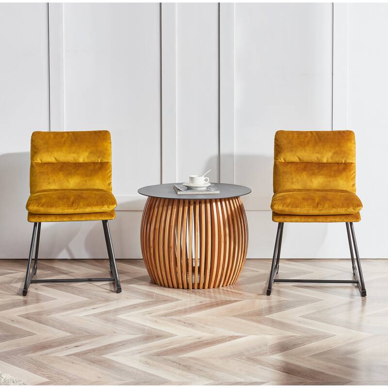 Corvus Carson Contemporary Dining Side Chairs (Set of 2)