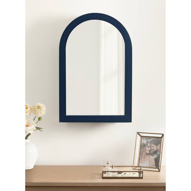 Kate and Laurel Arcott Arch Mirror Vanity Cabinet - 20x6x30