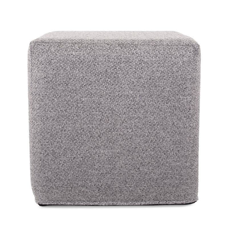 Allan Andrews No Tip Short Block Ottoman with Cover, Panama Collection