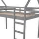 preview thumbnail 32 of 30, Twin Loft House Bed with Ladder and Slide, White