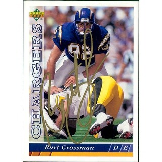 Shop Signed Grossman Burt San Diego Chargers 1993 Upper Deck
