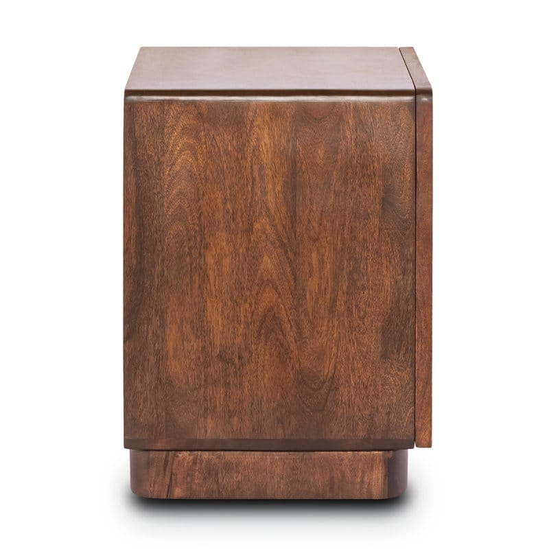 Edgemod Bali Mango Wood Nightstand in Acorn Brown