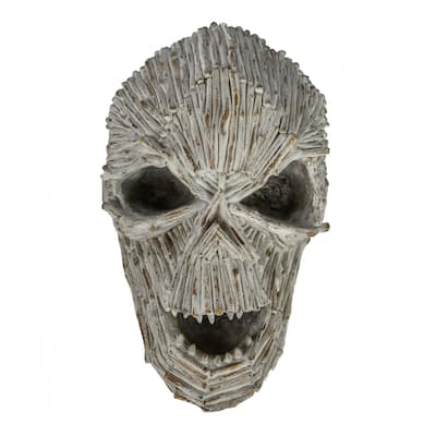 15" Halloween Driftwood Ghost Face by National Tree Company - 15 in