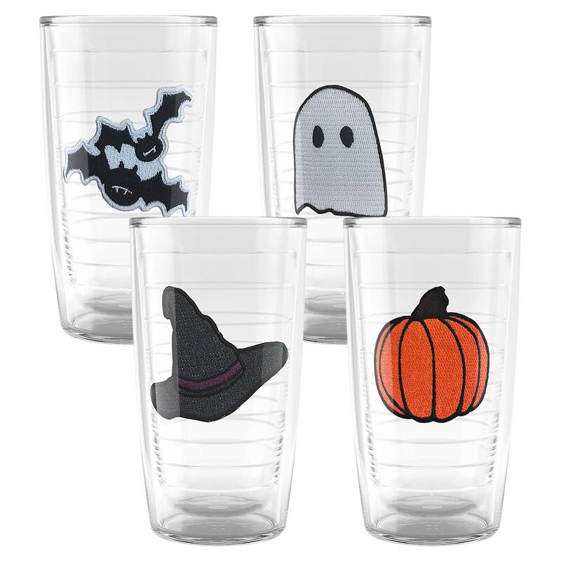 Tervis Halloween Screams and Dreams Made in USA Double Walled Insulated Travel Tumbler, Assorted - 16oz - 4pk - 16oz - 4pk