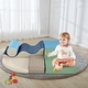 preview thumbnail 2 of 11, Soft Climb and Crawl Foam Playset 6 in 1, Soft Play Equipment Climb and Crawl Playground for Kids,Kids Crawling