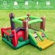 preview thumbnail 16 of 21, Farm Themed 6-in-1 Inflatable Castle with Trampoline Without Blower