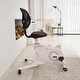 preview thumbnail 2 of 7, FLEXISPOT Adjustable Exercise Chair Home Office Chair Cycle Exercise Bike Sit2Go 2-in-1 Fitness Chair Desk Bike