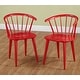 preview thumbnail 8 of 16, Simple Living Florence Modern Farmhouse Rubberwood Dining Chairs (Set of 2)