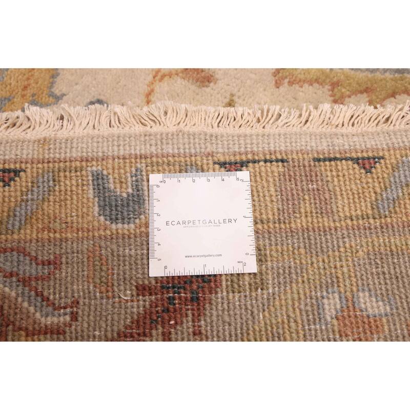 ECARPETGALLERY Hand-knotted Jules Serapi Ivory Wool Rug - 8'1 x 10'0