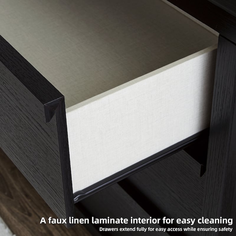 Signature Design by Ashley Danziar Black Dresser and Mirror