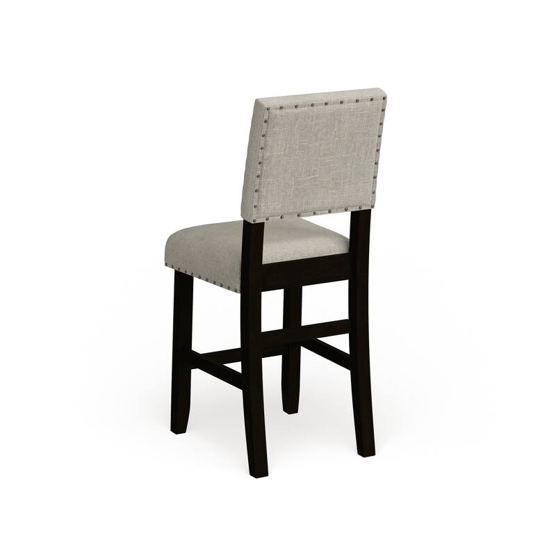 Tays Rustic Fabric Counter Height Chairs (Set of 2) by Furniture of