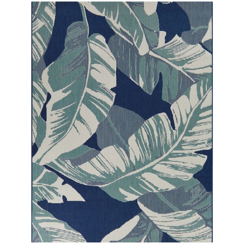 Bissen Botanical Palm Leaf Indoor/Outdoor Area Rug