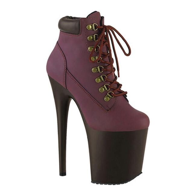 dark burgundy heels
