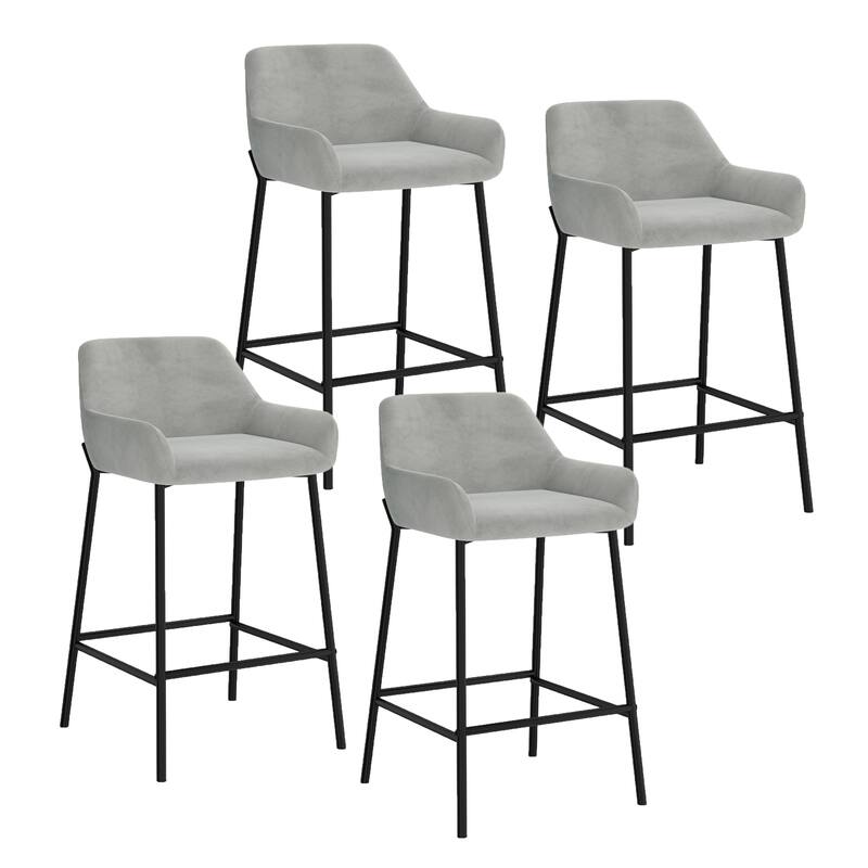 Contemporary 26" Counter Stool, Set of 4