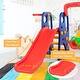 preview thumbnail 7 of 8, Goplus 3 in 1 Junior Children Climber Slide Swing Seat Basketball Hoop