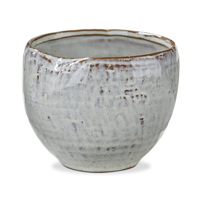 Large Reactive Glaze Pinch Bowl in Light Blue Stoneware 22oz Dishwasher Safe 4x5x5 inches Perfect for Everyday Use