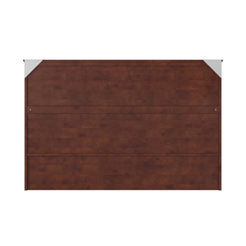 Murphy Bed Chest with Mattress & Charging - Space Saving Folding Bed