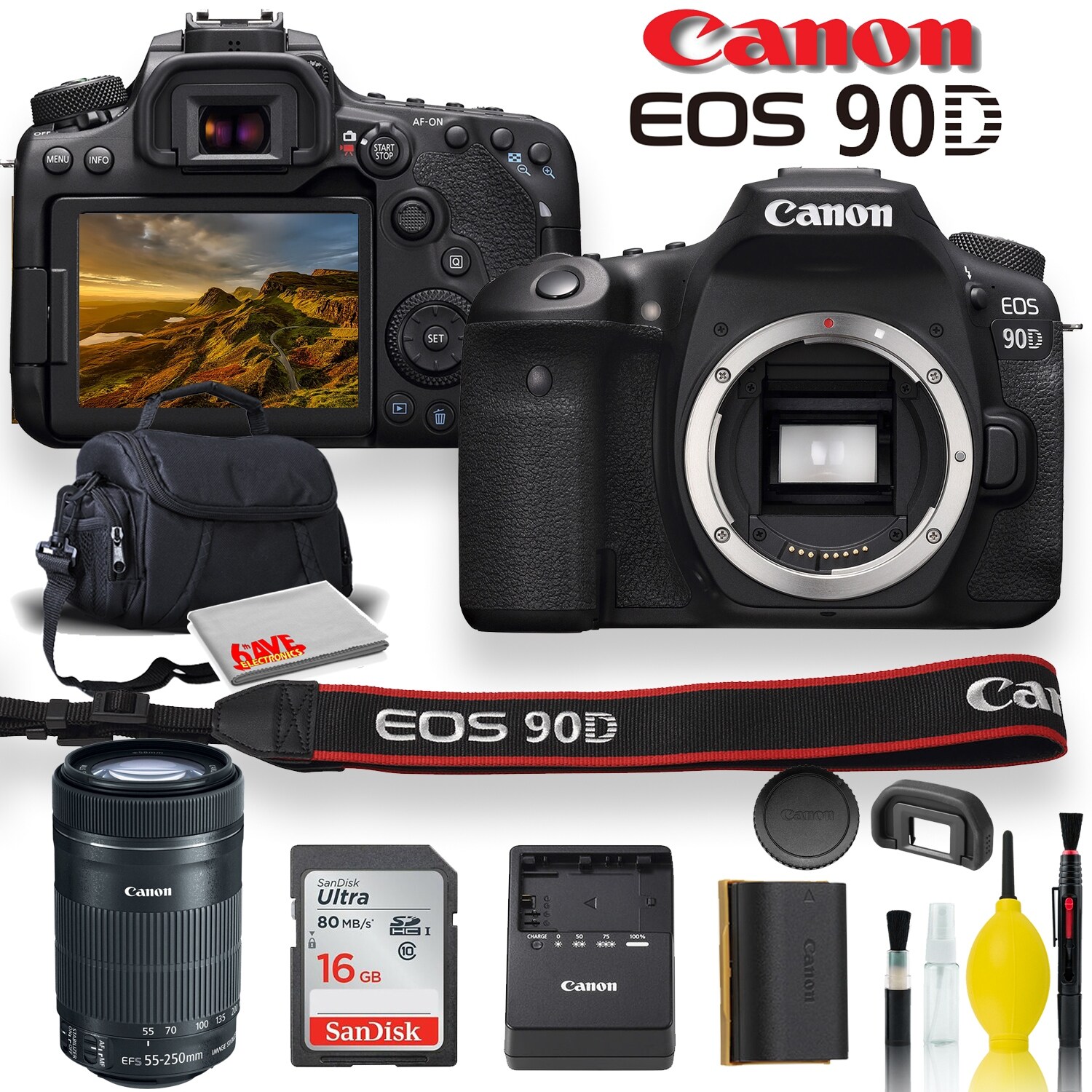 Canon Eos 90d Dslr Camera With Canon Ef S 55 250mm F 4 5 6 Is Stm Overstock Canon Eos 90d Dslr Camera With Canon Ef S 55 250mm F 4 5 6 Is Stm Overstock