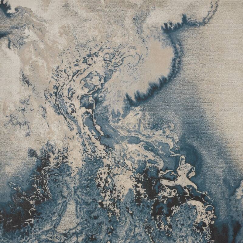 Power Loomed Abstract Modern Non Skid Stain Resistant Area Rug - 144' X '108' X '0.5