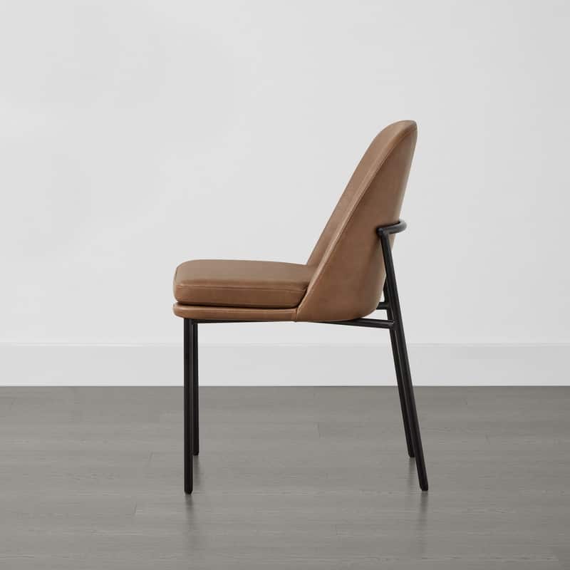Evelyn Modern Dining Chair with Metal Legs Set of 2